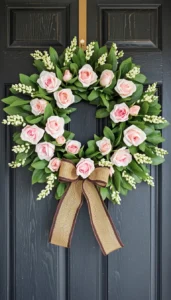 Rustic Farmhouse Spring Wreaths for Cozy Style