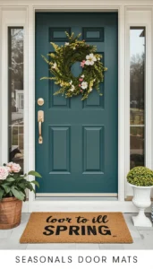 Seasonal Door Mats for Practical Personality