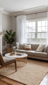 Select neutral or subtle patterns