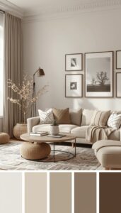 Soft Neutral Color Palettes for a Warm Base