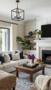 Statement Lighting With Rustic Appeal