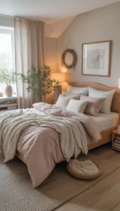 Stick to calming color tones