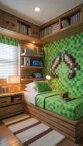 Store books and toys nearby