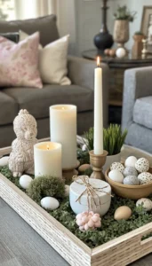 Style Coffee Tables with Spring Accents