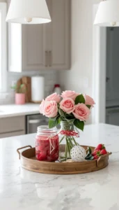 Style countertops lightly