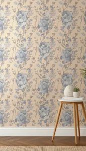 Subtle Patterned Wallpaper for Minimalist Homes