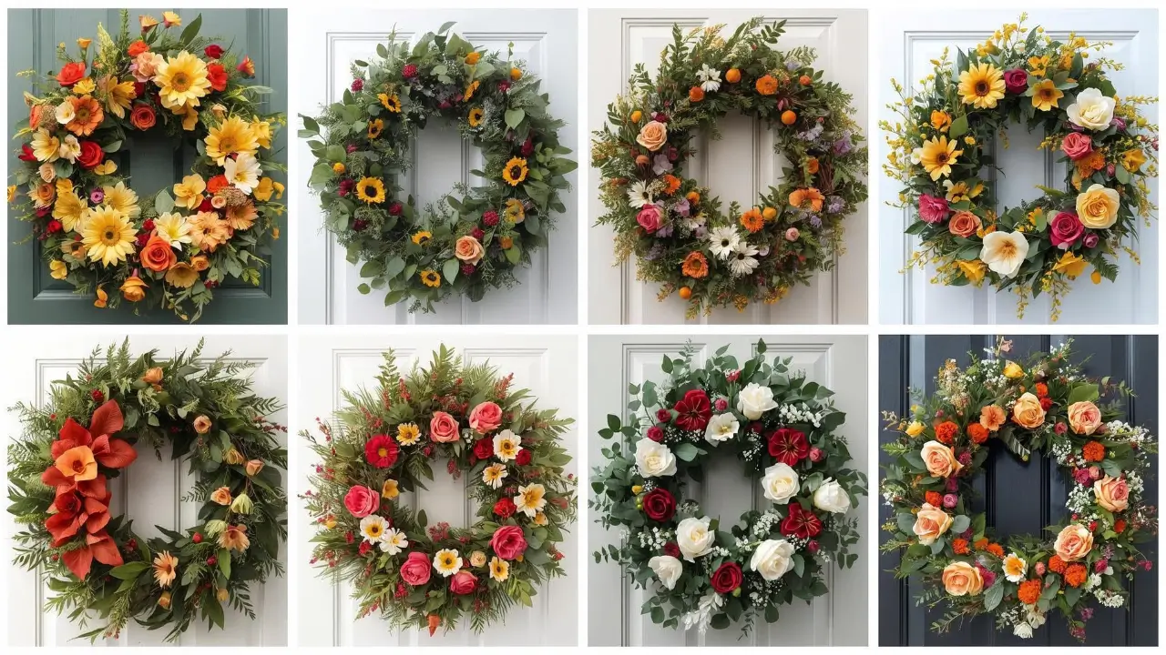Summer Wreaths for Front Door