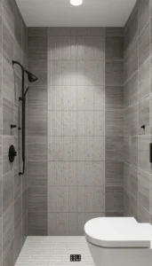 Textured Shower Tile for Depth and Grip
