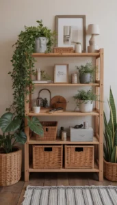 Thrifted Shelving and Storage for Function