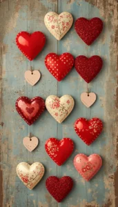 Thrifted and Antique Style Valentines Accents