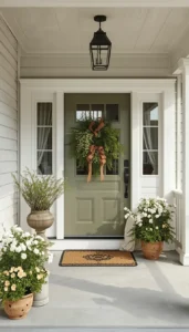 Use Neutral and Soft Green Tones