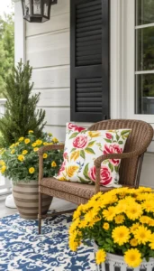 Use Patterned Throw Pillows