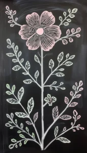 Use White and Pastel Chalk