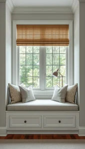 Use a cushioned bench or chair