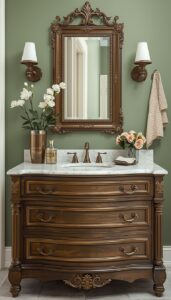 Use antique finish hardware