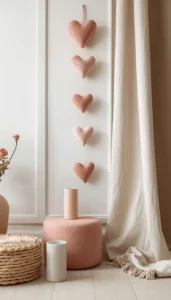 Use beige and blush tones