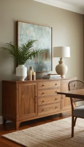 Use buffets and sideboards