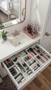 Use drawer organizers