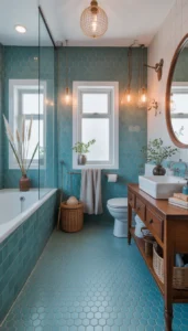 Use hex tiles on floors