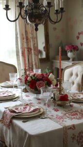 Use lace or embroidered linens