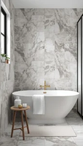 Use matte finishes for softness