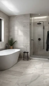 Use minimal grout lines