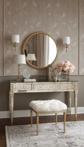 Use mirrored or glossy surfaces