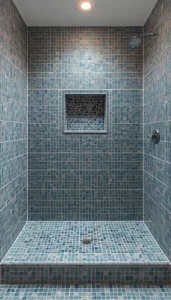 Use mosaics in niches or borders