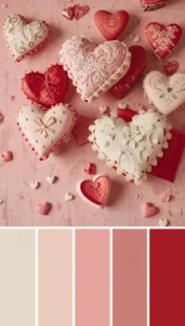 Use muted romantic shades