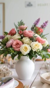Use neutral or tinted vases