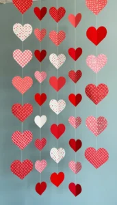 Use paper or fabric garlands