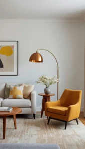 Use sculptural floor lamps