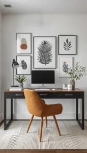 Use simple artwork or prints