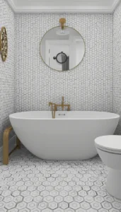 Use small scale patterns for balance