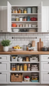 Use stacking organizers