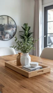 Use trays for organization