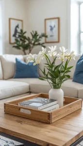 Use trays for organization