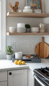 Use trays to group items