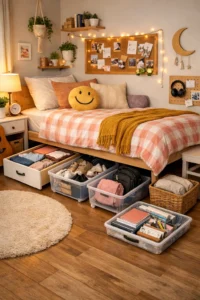 Use under bed storage