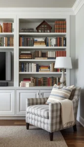 Use vertical shelves