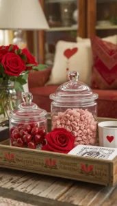 Use vintage trays or decor objects