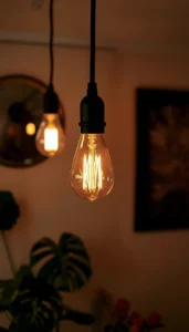 Use warm light bulbs