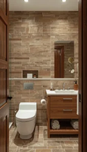 Use warm tone finishes