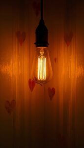 Use warm toned bulbs