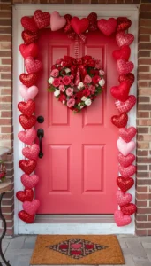 Valentine Door Decorations for Apartments and Small Spaces
