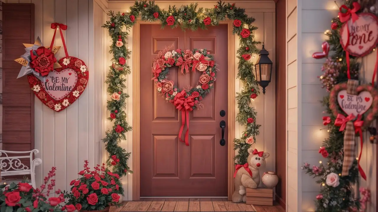 Valentine Door Decorations for Home