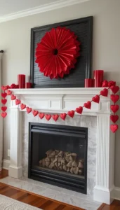 Valentine Garland Ideas for Mantels
