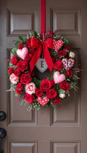 Valentine Wreath Ideas for Front Doors