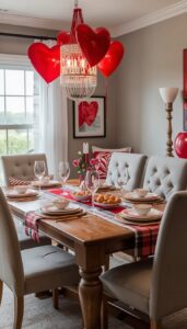 Valentine’s Day Decor for Dining Areas