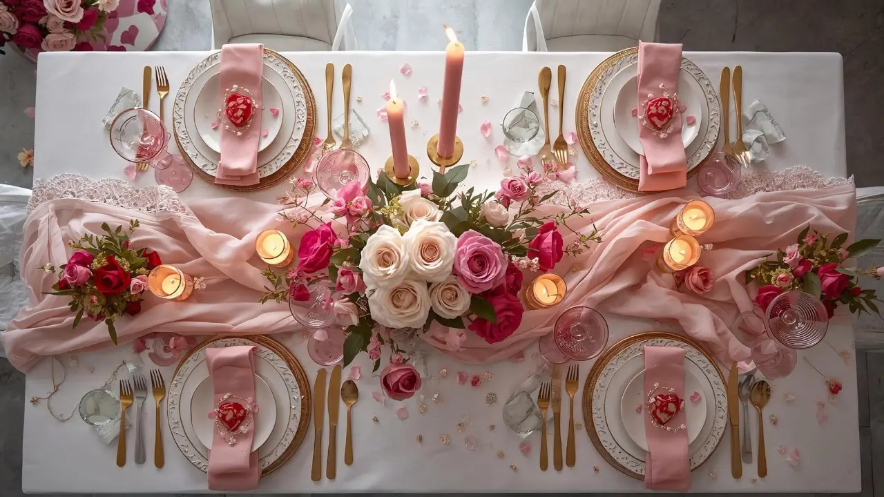 Valentine’s Day Table Decor